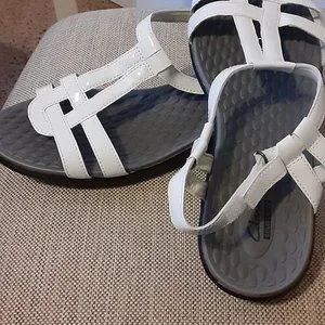 Clarks Shoes Patent Tstrap Sandals Sonar Aster Poshmark